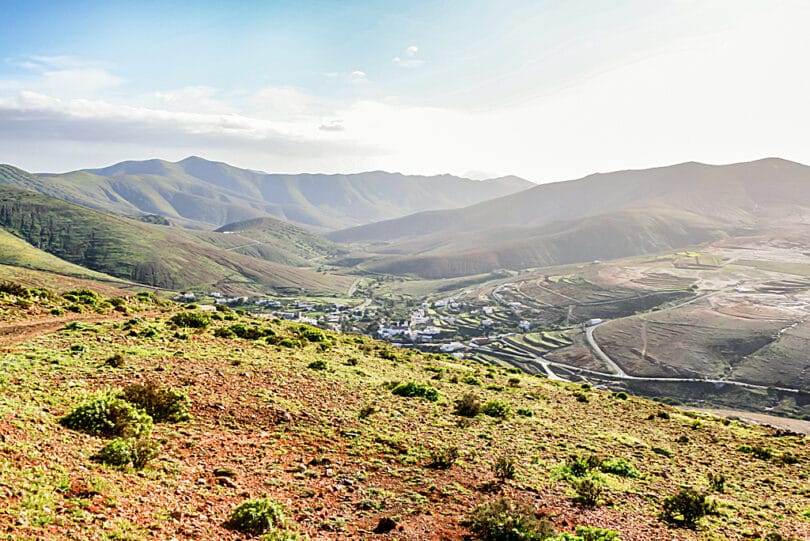 Blick vom Mirador de Morro Velosa hinab auf Betancuria