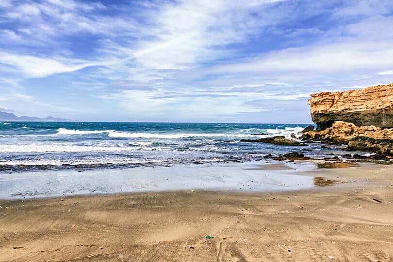 An der Playa de la Pared ist das Baden aufgrund des Wellengangs meist zu gefährlich