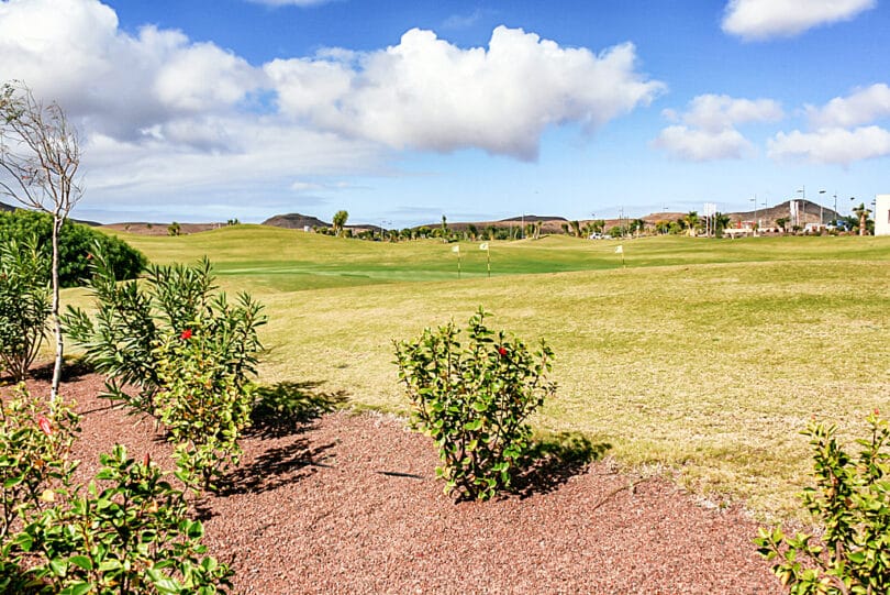 Auf dem Gelände des Playitas Grand Resort befindet sich einer der wenigen Golfplätze auf Fuerteventura
