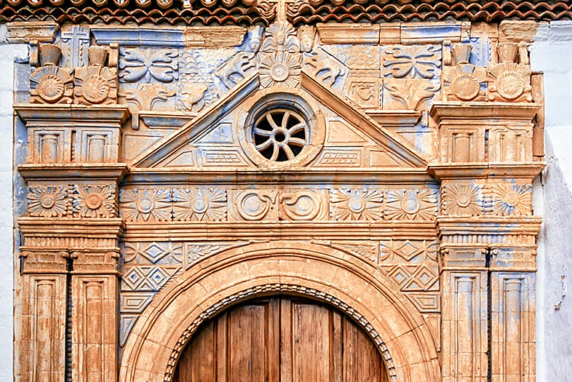 Lange vermutete man das Hauptportal der Kirche von Pájara stamme aus Mittelamerika