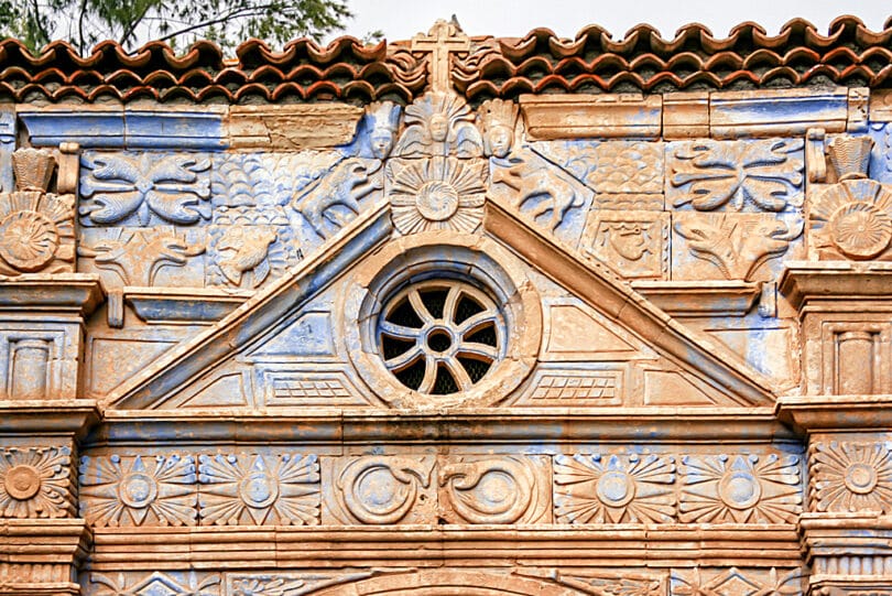 Das Hauptportal der Kirche von Pájara