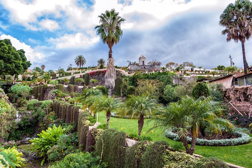 Garten in La Orotava auf Teneriffa