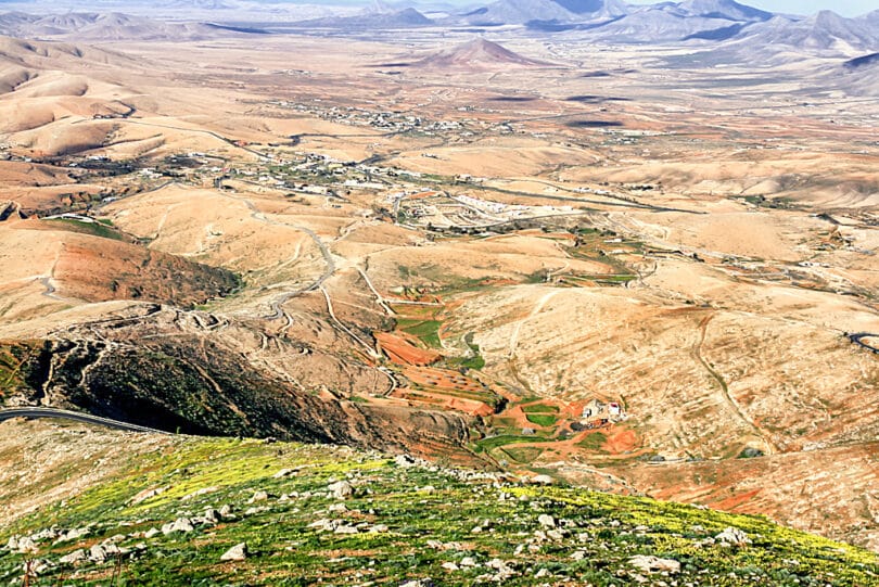 Vom Mirador de Morro Velosa hat man einen schönen Ausblick auf Valle de Santa Inés